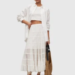 AllSaints Maxi Rokken Rok EVA Dames Wit 14 AllSaints Maxi Rokken Rok EVA Dames Wit -About You Winkel 4e4fda764692da4644a46a12300e2f5c scaled