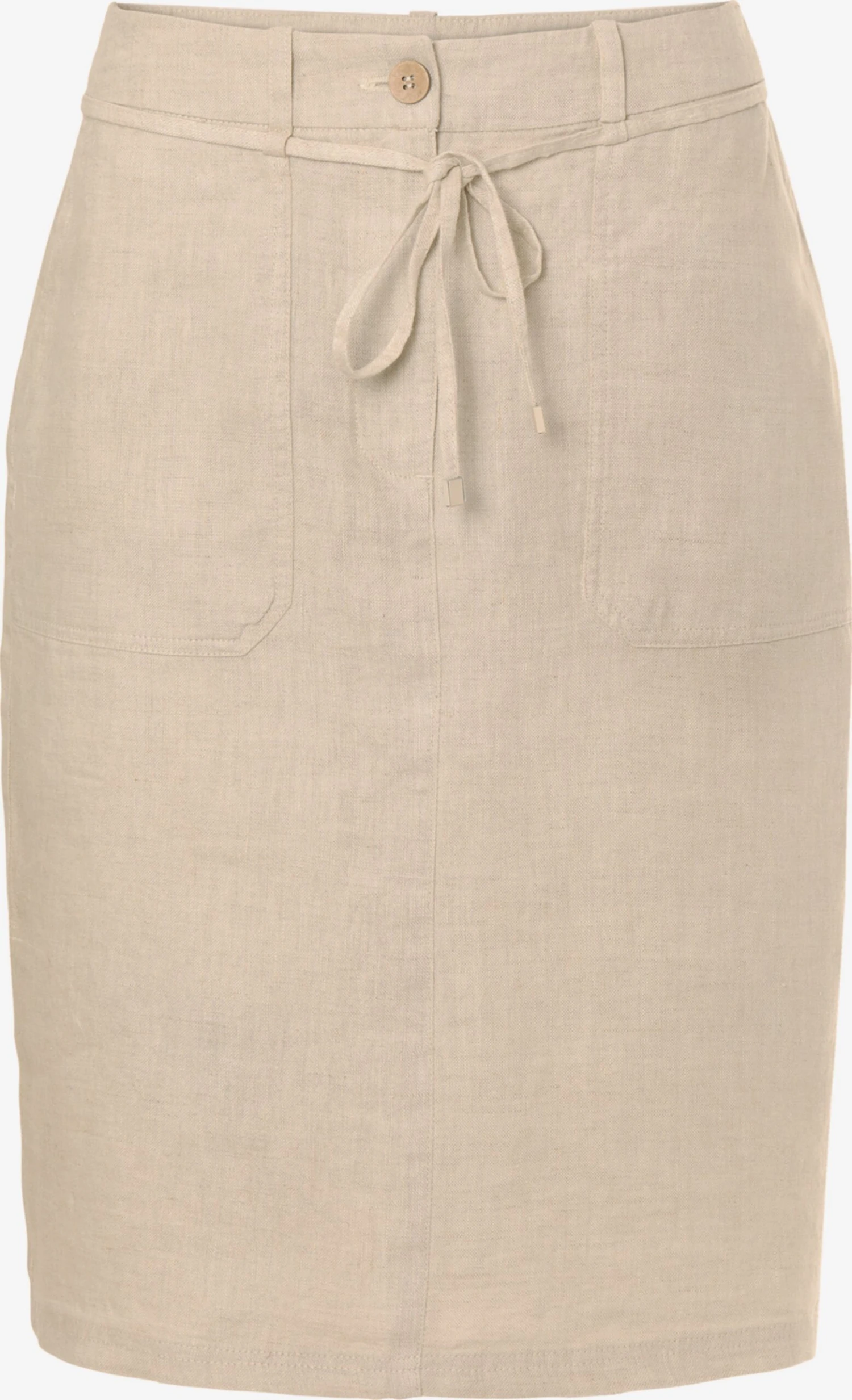 Midi Rokken Rok Szami Dames Beige 3 Midi Rokken Rok Szami Dames Beige