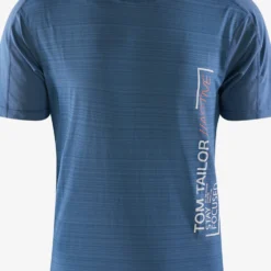 Tom Tailor T-shirts Shirt Alfani Dames Blauw Gemêleerd