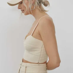 Crop Tops Top Elina Dames Beige / Crème 11 Crop Tops Top Elina Dames Beige / Crème -About You Winkel 53cfcfe73e442f52c7756cf164926918 scaled