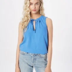 ESPRIT Blouse Tops Blouse Dames Azuur 8 ESPRIT Blouse Tops Blouse Dames Azuur -About You Winkel 55d91a3836ce519f2936195eba36be21 scaled