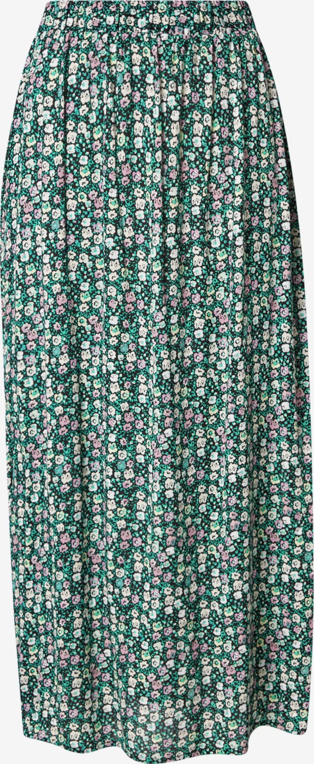 ICHI Maxi Rokken Rok MARRAKECH Dames Groen / Gemengde Kleuren 3 ICHI Maxi Rokken Rok MARRAKECH Dames Groen / Gemengde Kleuren