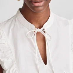 Y.A.S Blouse Tops Blouse SANDRA Dames Offwhite -About You Winkel 5683ac1907accc53f0194d6ddea4ff0a scaled