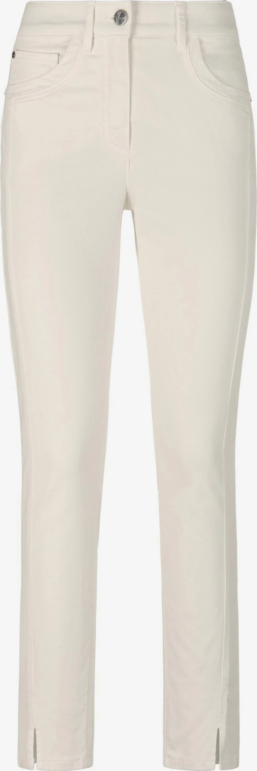 Basler Pantalons Slimfit Broek Dames Lichtgrijs 3 Basler Pantalons Slimfit Broek Dames Lichtgrijs