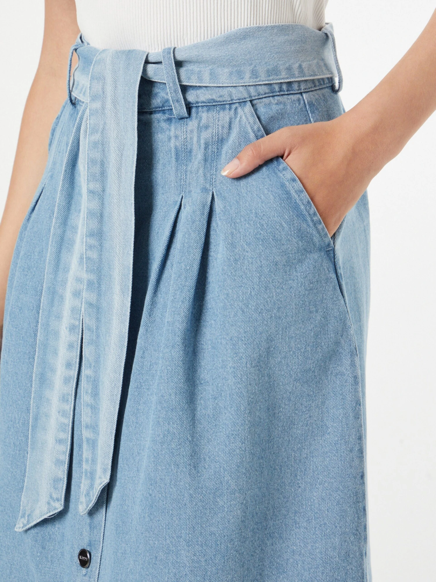 Midi Rokken Rok JENNA Dames Blauw 4 Midi Rokken Rok JENNA Dames Blauw - Afbeelding 2