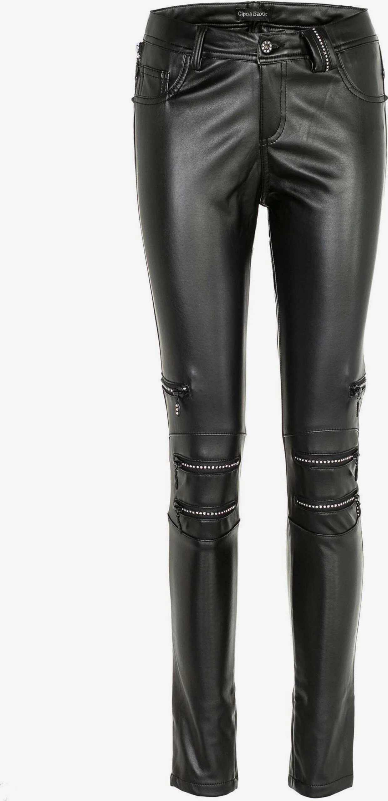 Cipo & Baxx Pantalons Skinny Broek Millions Dames Zwart 3 Cipo & Baxx Pantalons Skinny Broek Millions Dames Zwart