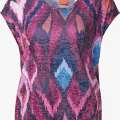 STREET ONE T-shirts Shirt Dames Donkerrood