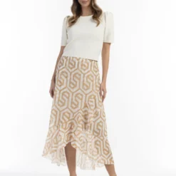 Faina Maxi Rokken Rok Dames Chamois -About You Winkel 5dbf0d7e7389d6b433c118c121001ba6 scaled