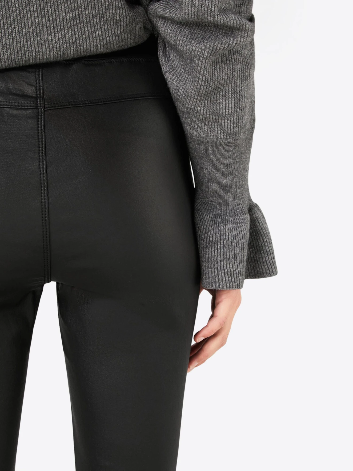 Kaffe Pantalons Slimfit Broek Ada Dames Zwart 4 Kaffe Pantalons Slimfit Broek Ada Dames Zwart - Afbeelding 2