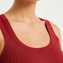 WE FASHION Tanktops Top Dames Donkerrood -About You Winkel 5e6544996204a25a71d18b9c9ec7a12b scaled