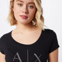 Armani Exchange T-shirts Shirt 8NYT83 Dames Zwart -About You Winkel 601100f53c034c0f8faaa63ddbac606f scaled