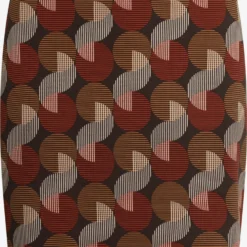 Midi Rokken Rok Rock Wit U Dames Roestbruin / Donkerbruin