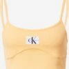 Calvin Klein Jeans Crop Tops Top Dames Pasteloranje -About You Winkel 60671fa6b6e65f52583d6ccd9a87dcf9