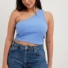 NA-KD Crop Tops Top Dames Hemelsblauw 1 NA-KD Crop Tops Top Dames Hemelsblauw -About You Winkel 61f0dd59543d3437476e64c52566dbf1