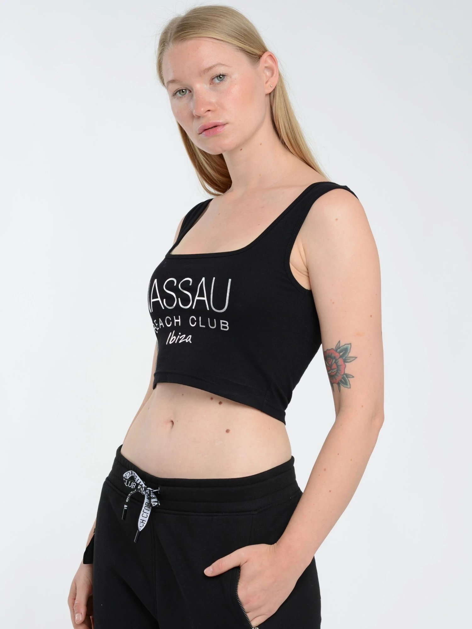 Tanktops Top NB22002 Dames Zwart 5 Tanktops Top NB22002 Dames Zwart - Afbeelding 3