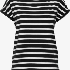 B.young T-shirts Shirt Pamila Dames Zwart / Wit