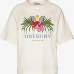 DRYKORN T-shirts Shirt Fiene Dames Natuurwit