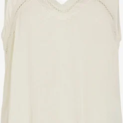 Vila Tanktops Top Dames Crème