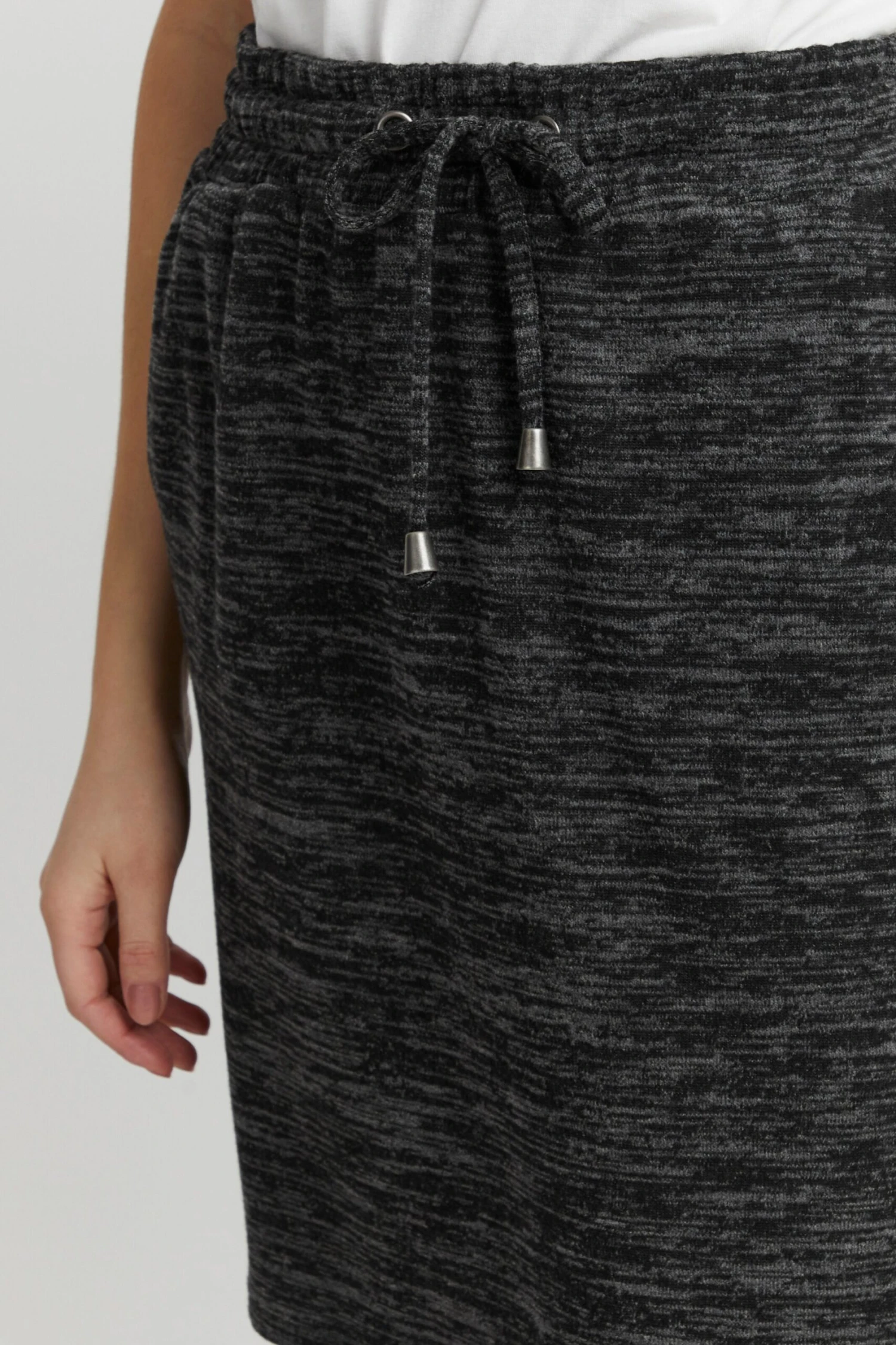 OXMO Mini Rokken Rok BIRGA Dames Donkergrijs 7 OXMO Mini Rokken Rok BIRGA Dames Donkergrijs - Afbeelding 5