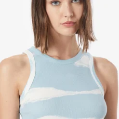 TOM TAILOR Denim Tanktops Top Dames Lichtblauw -About You Winkel 66632d25df0e5f996b384b17809f5c01 scaled