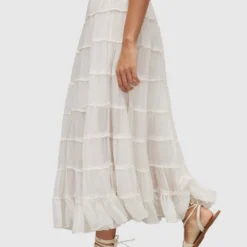 AllSaints Maxi Rokken Rok EVA Dames Wit 13 AllSaints Maxi Rokken Rok EVA Dames Wit -About You Winkel 6717df27753d5ee80586827def7acbba scaled