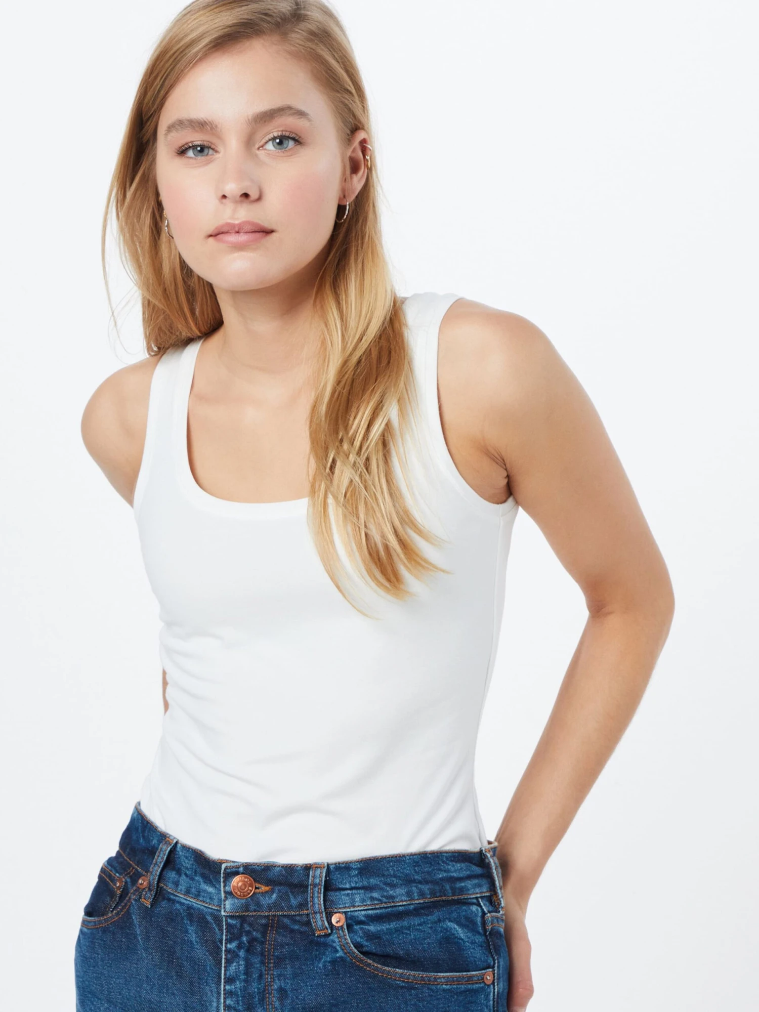 OPUS Tanktops Top Imilia Dames Natuurwit 4 OPUS Tanktops Top Imilia Dames Natuurwit - Afbeelding 2