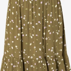 Tom Tailor Midi Rokken Rok Dames Olijfgroen / Pastelgroen