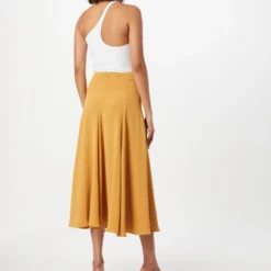 Vanessa Bruno Midi Rokken Rok Dames Goudgeel -About You Winkel 6a6a0d0a264ba034b113e1052fbad573 scaled