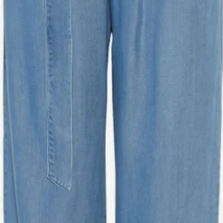 Vero Moda Pantalons Wide Leg Broek Dames Smoky Blue