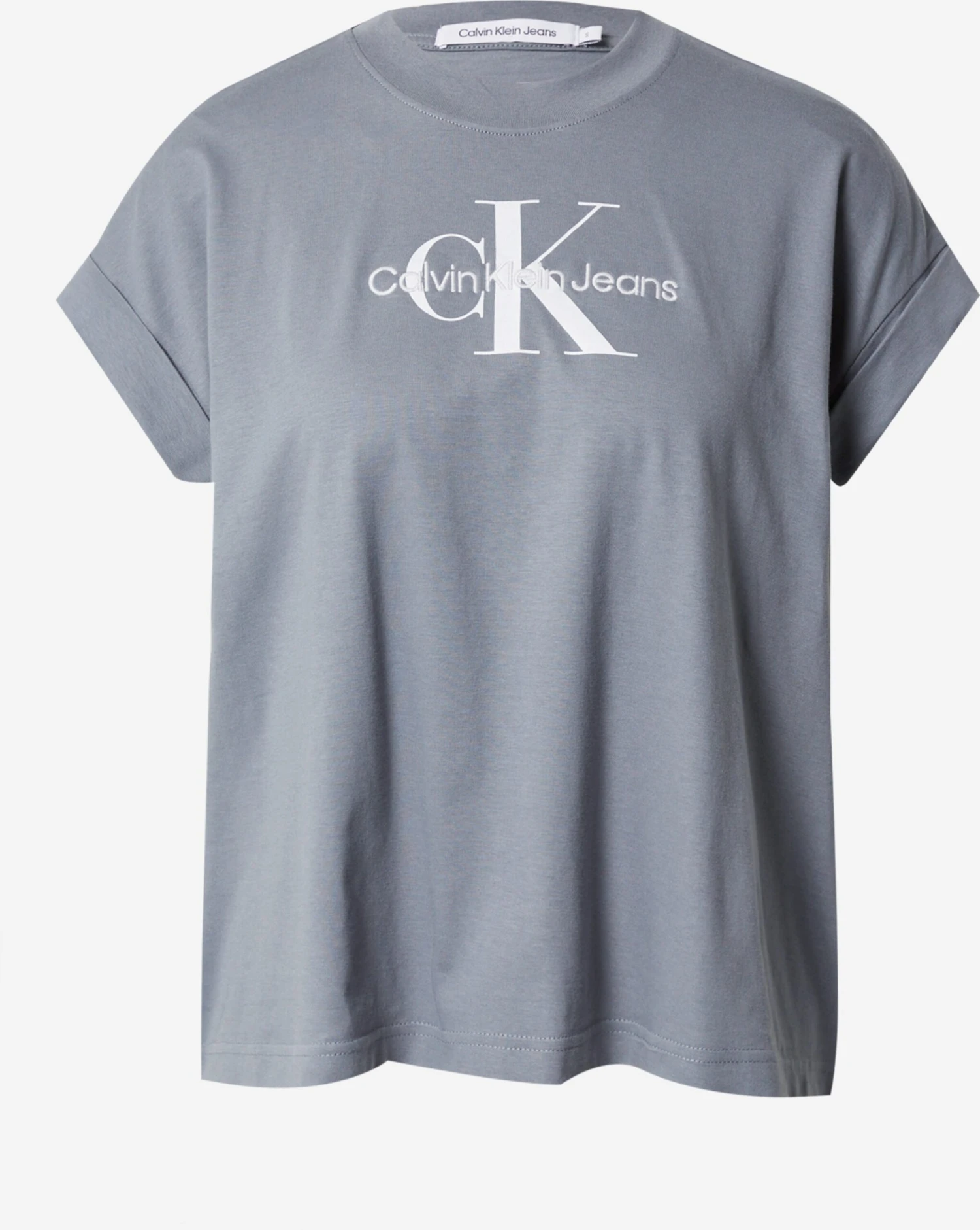 Calvin Klein Jeans T-shirts Shirt Dames Smoky Blue 3 Calvin Klein Jeans T-shirts Shirt Dames Smoky Blue
