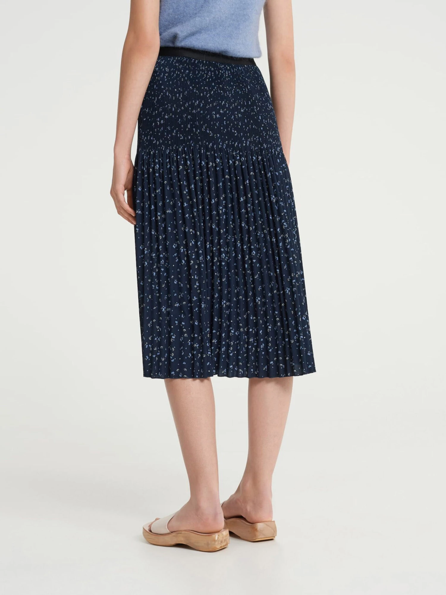 OPUS Midi Rokken Rok Ribane Dames Navy / Lichtblauw 5 OPUS Midi Rokken Rok Ribane Dames Navy / Lichtblauw - Afbeelding 3