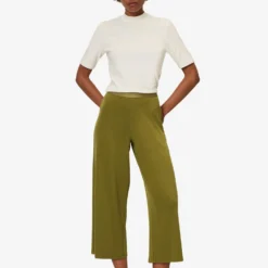 Marc O'Polo Pantalons Loosefit Broek Dames Groen -About You Winkel 6f3197b32a5e9c9a6c22c17255372b65 scaled