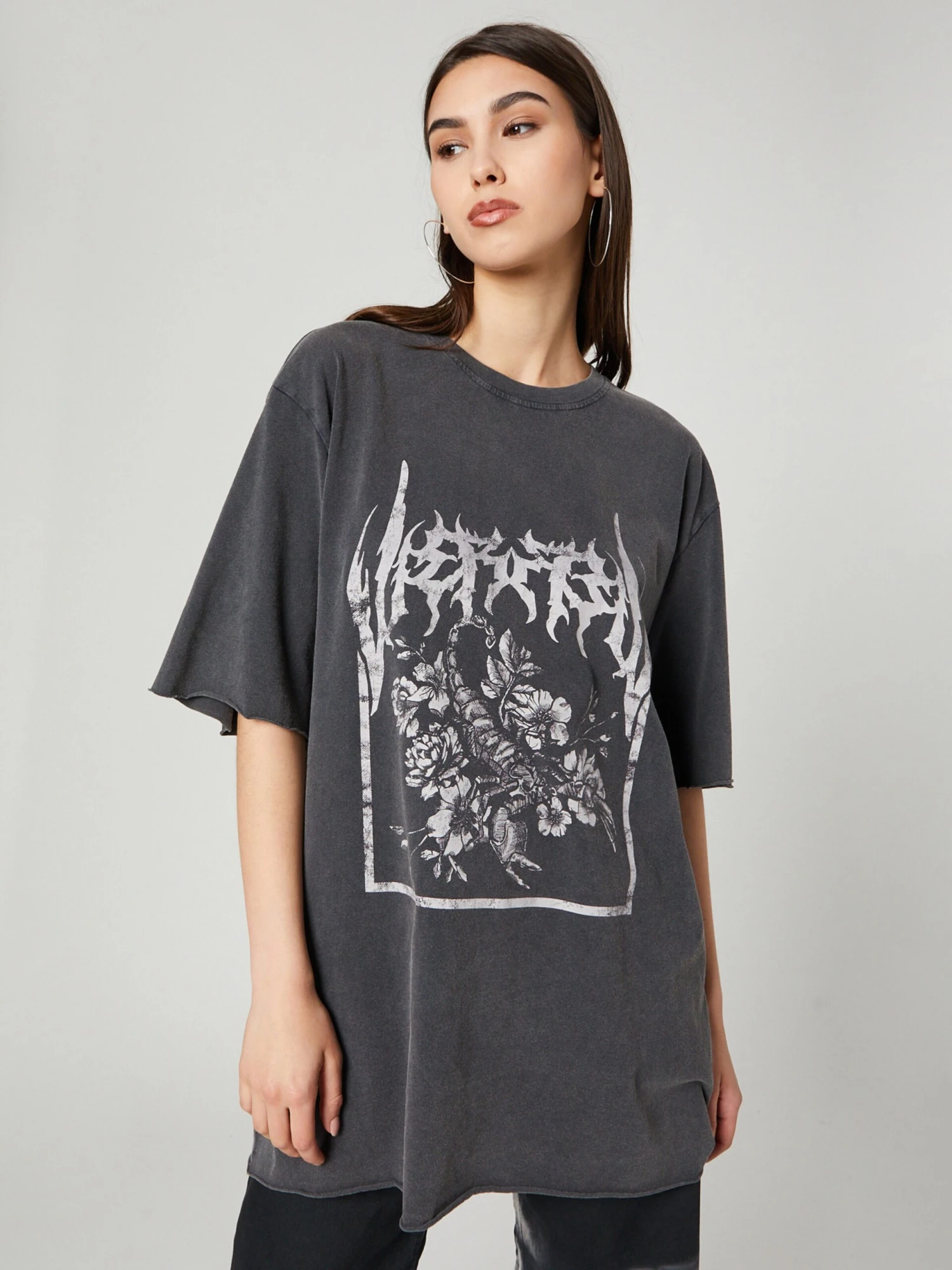 T-shirts Shirt Nilay Dames Grijs 8 T-shirts Shirt Nilay Dames Grijs - Afbeelding 6