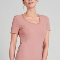 Schiesser T-shirts Shirt Rib & Lace Dames Lichtroze -About You Winkel 75a588e4fc46fff20904e410576bbdc0 scaled