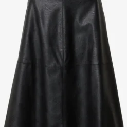 Herrlicher Leren Rokken Rok Inala Dames Zwart
