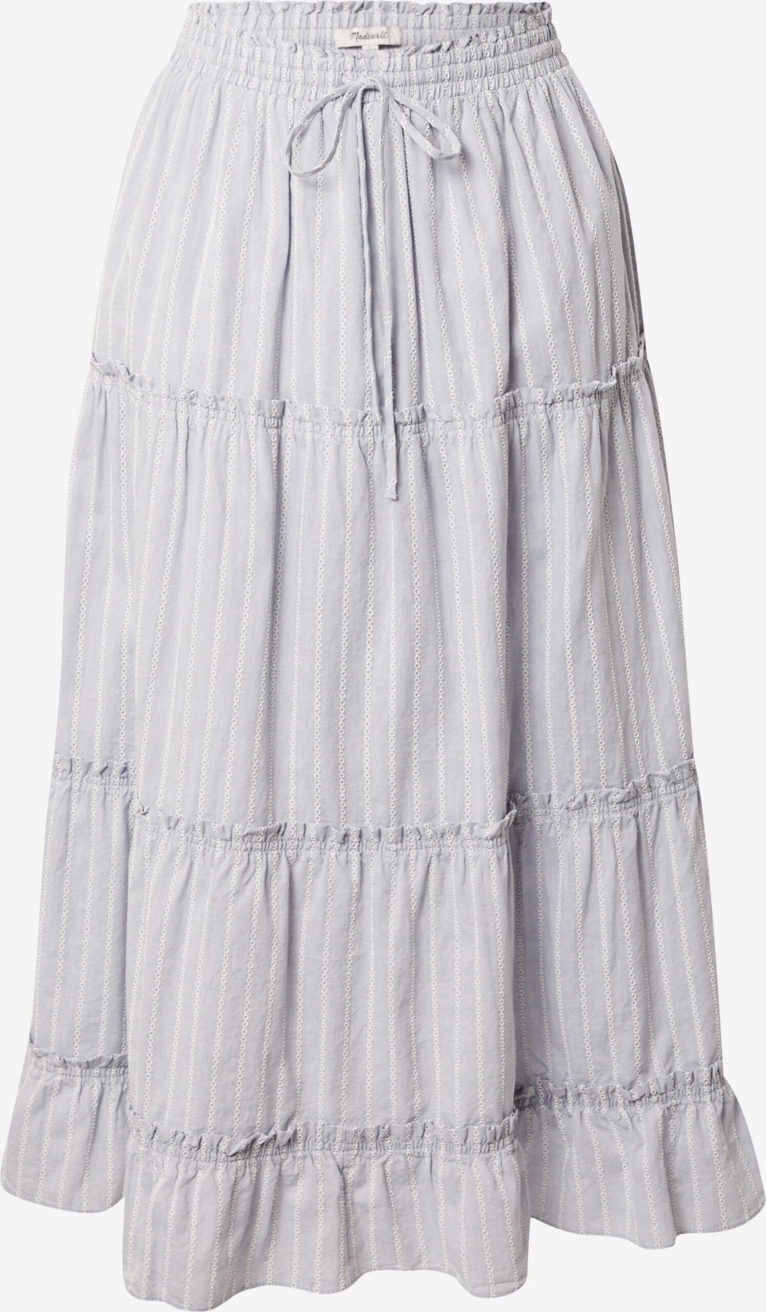 Madewell Midi Rokken Rok Dames Lichtgrijs 3 Madewell Midi Rokken Rok Dames Lichtgrijs