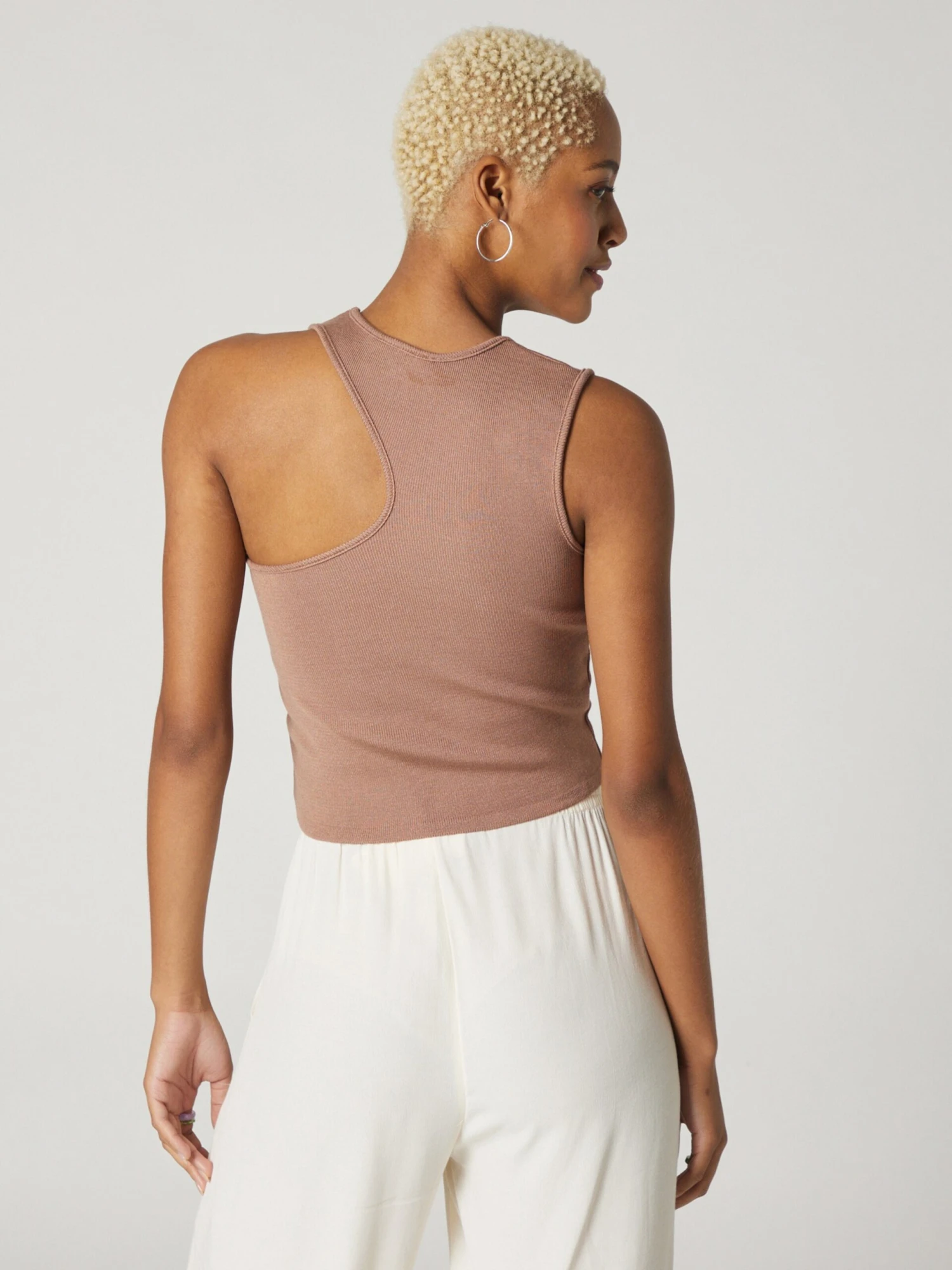 Tanktops Top Jule Dames Lichtbruin 6 Tanktops Top Jule Dames Lichtbruin - Afbeelding 4