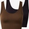 COTTON ON Tanktops Top Stannie Dames Olijfgroen / Zwart -About You Winkel 7f1dbb886b90469e4587fccc4c3e3233
