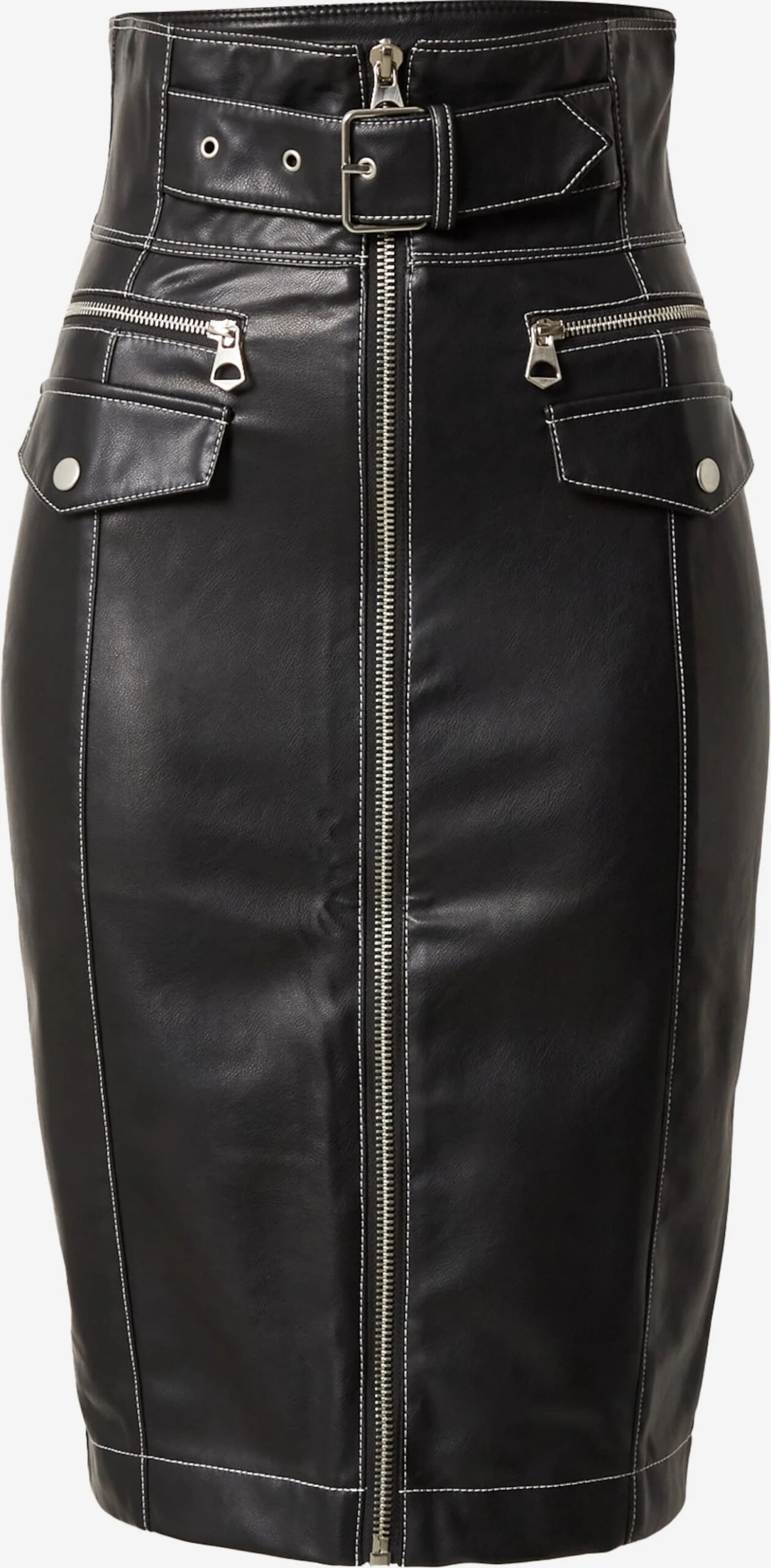 Leren Rokken Rok Dita Dames Zwart 3 Leren Rokken Rok Dita Dames Zwart