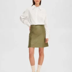 Selected Femme Leren Rokken Rok Dames Olijfgroen 11 Selected Femme Leren Rokken Rok Dames Olijfgroen -About You Winkel 83642a3678d772abdbea0a6efa0e0f3b scaled