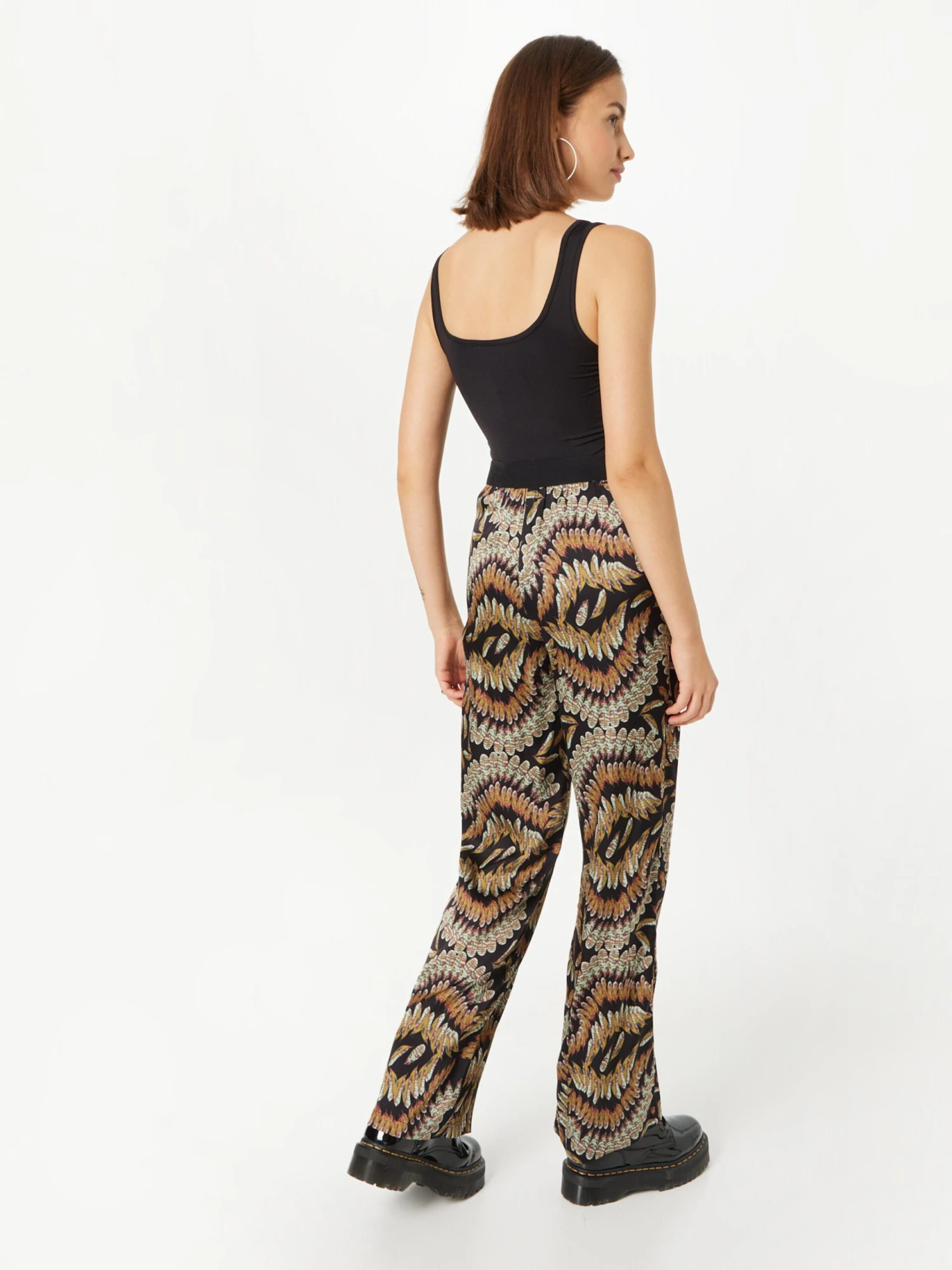 Pantalons Regular Broek LALU Dames Zwart 6 Pantalons Regular Broek LALU Dames Zwart - Afbeelding 4