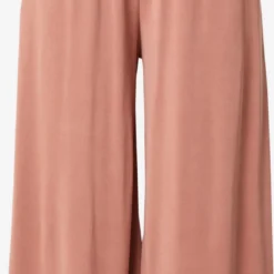 URBAN CLASSICS Pantalons Wide Leg Broek Dames Lichtbruin