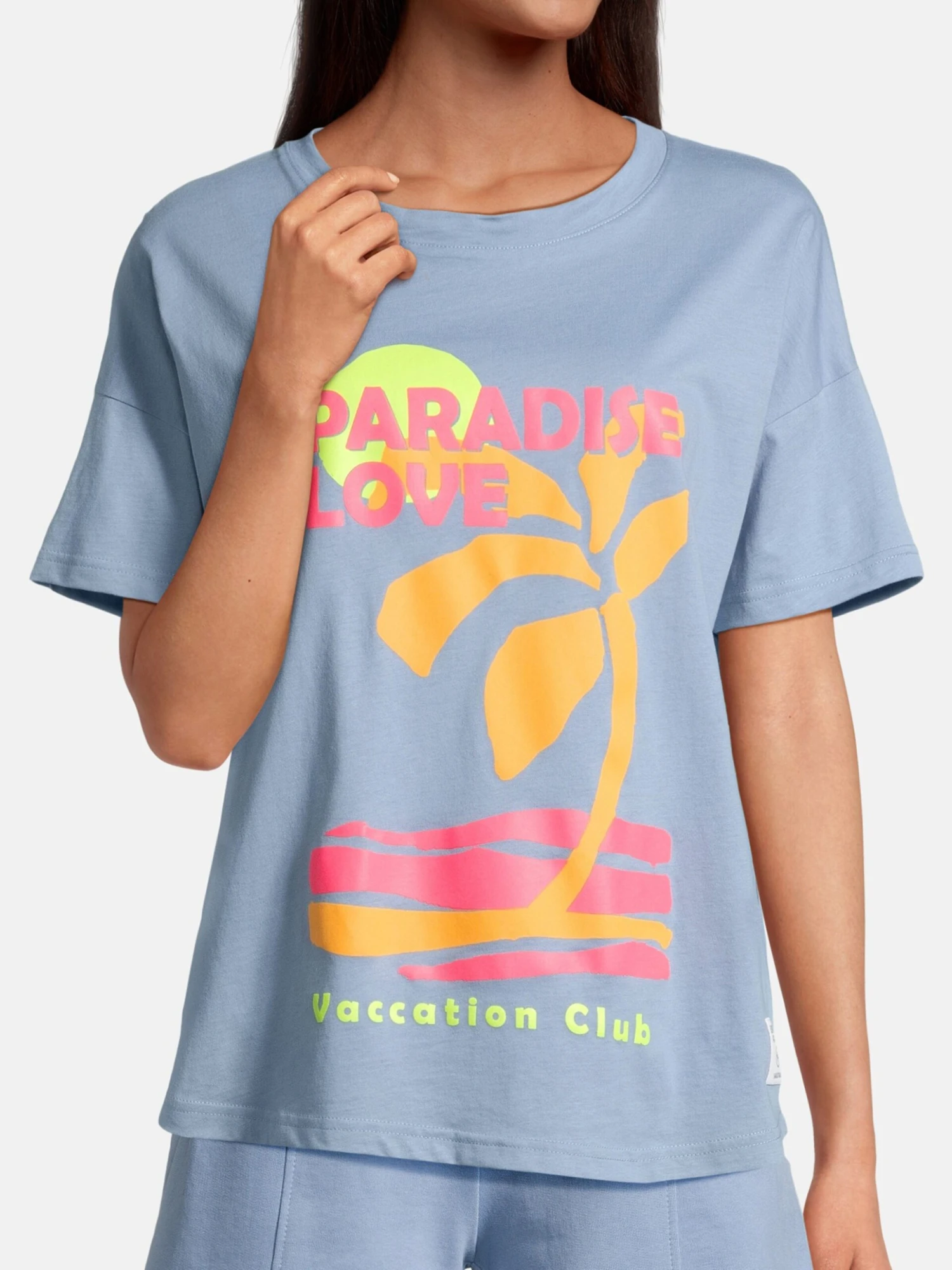 T-shirts Shirt Lampenfever Dames Lichtblauw 7 T-shirts Shirt Lampenfever Dames Lichtblauw - Afbeelding 5