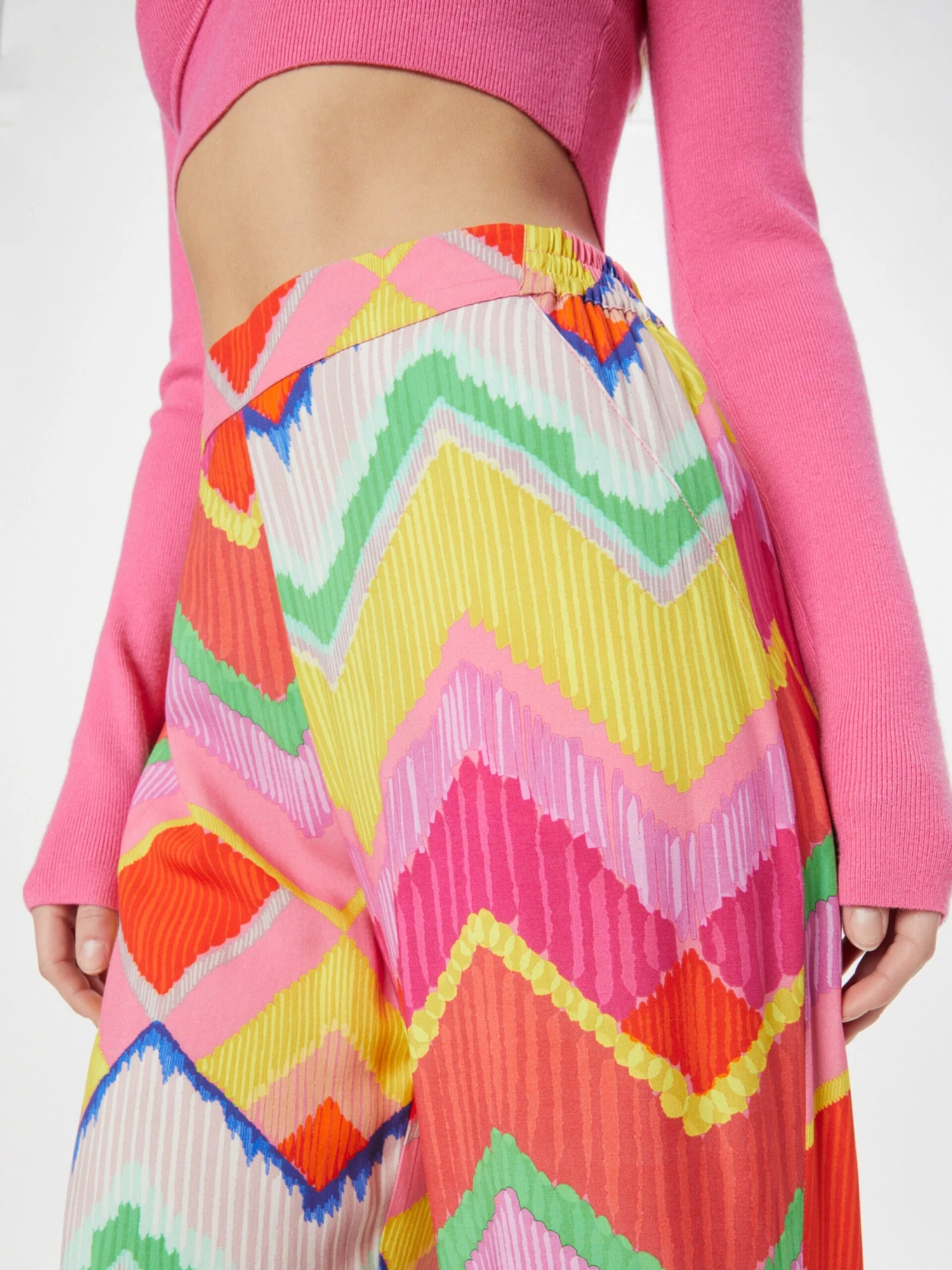 Emily Van Den Bergh Pantalons Wide Leg Broek Dames Gemengde Kleuren 4 Emily Van Den Bergh Pantalons Wide Leg Broek Dames Gemengde Kleuren - Afbeelding 2