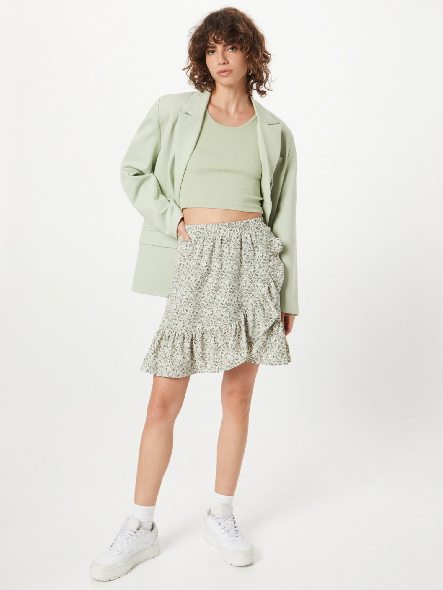 About You Mini Rokken Rok Josy Dames Groen 7 About You Mini Rokken Rok Josy Dames Groen - Afbeelding 5