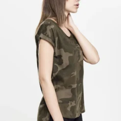 URBAN CLASSICS T-shirts Shirt Dames Olijfgroen / Donkergroen -About You Winkel 8e456d36ae6816fc86ae38820da200e3 scaled