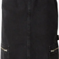 The Ragged Priest Spijkerrokken Overgooier RHEA Dames Zwart