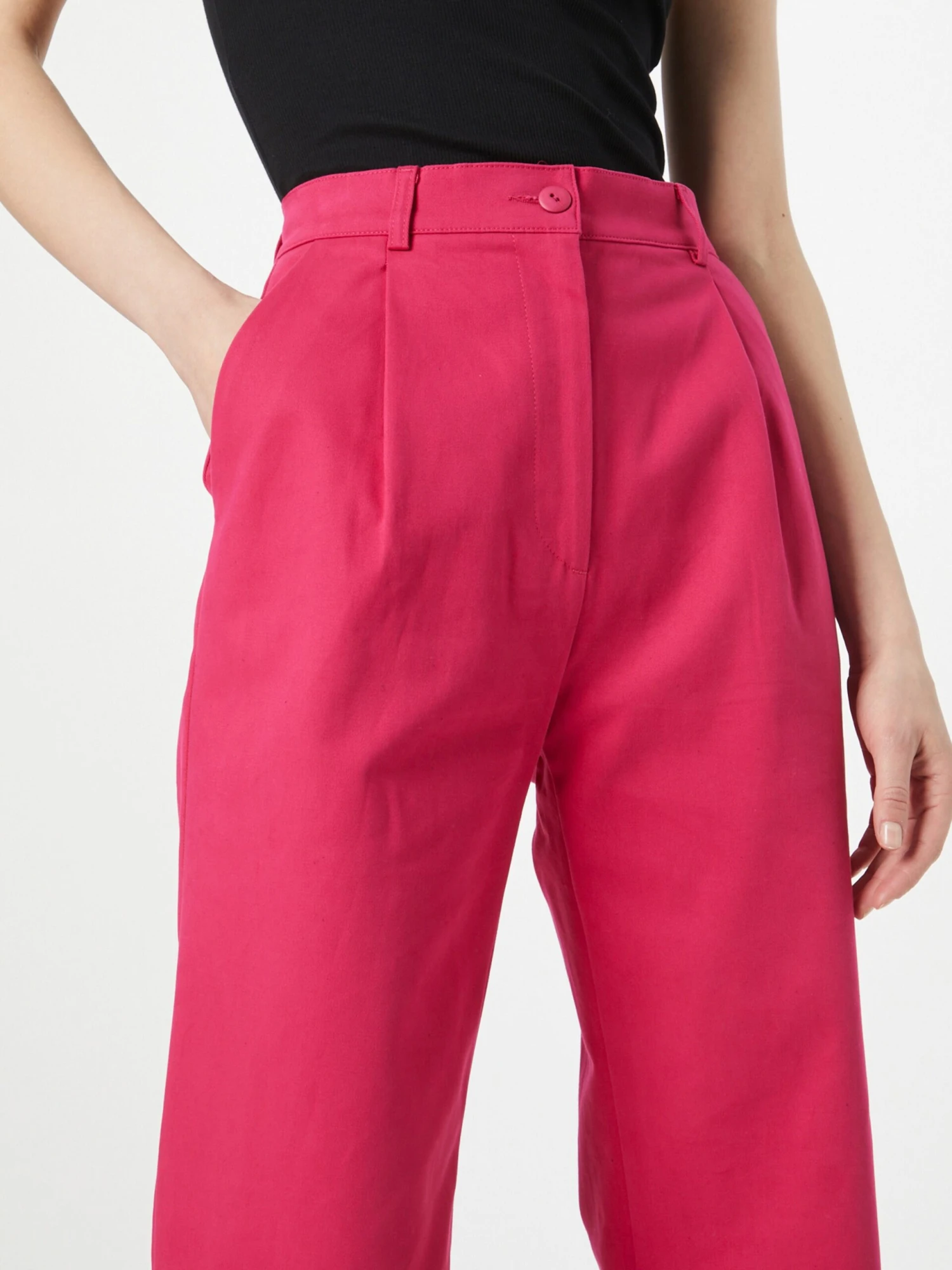 Pantalons Loosefit Broek Hailey Dames Fuchsia 4 Pantalons Loosefit Broek Hailey Dames Fuchsia - Afbeelding 2