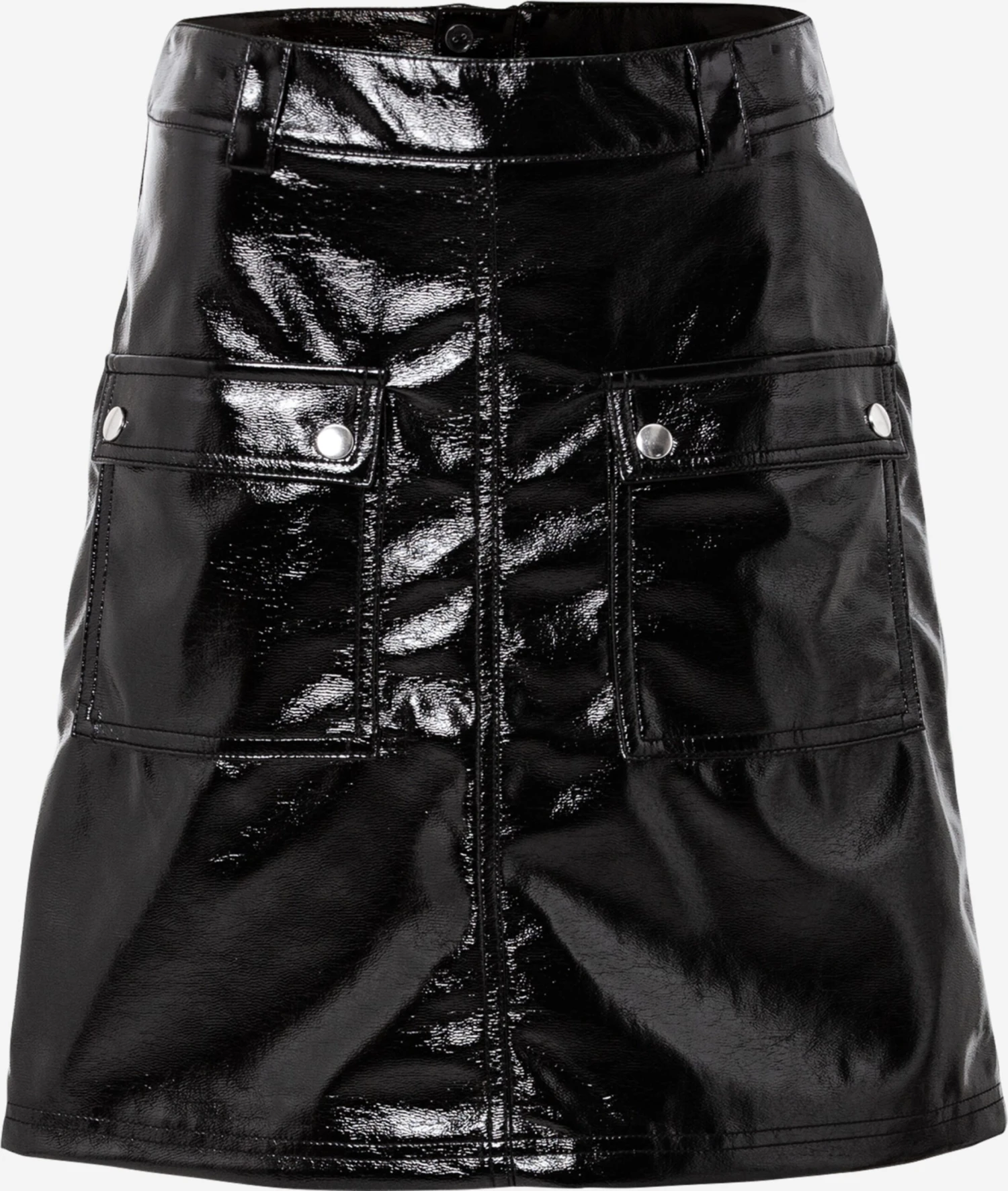 Noisy May Leren Rokken Rok Kaya Dames Zwart 3 Noisy May Leren Rokken Rok Kaya Dames Zwart