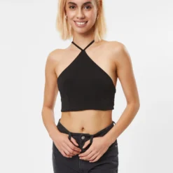 About You Crop Tops Top Carin Dames Zwart -About You Winkel 9630ec61166f01cbc1eb97973f7fb84f scaled